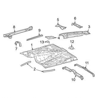 2021 Toyota Land Cruiser OEM Rocker Panels & Floors — CARiD.com