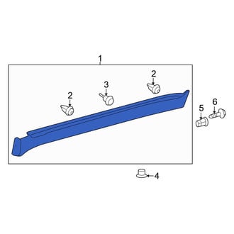 Toyota OE - Left Rocker Panel Guard