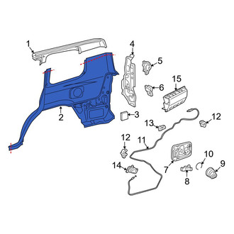 Toyota OE - Rear Right Lower Outer Quarter Panel