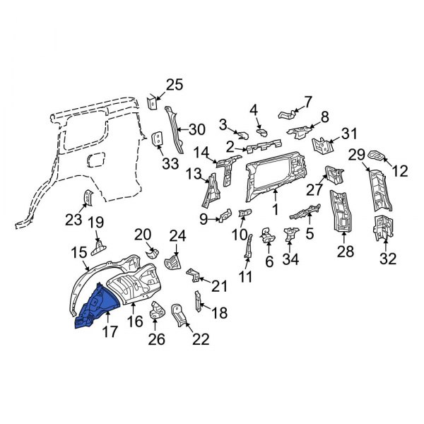 Wheel Housing Side Panel