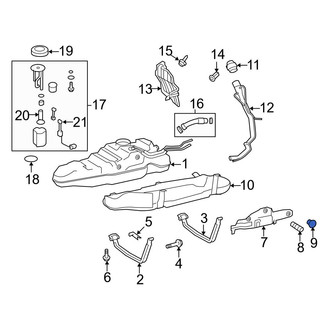 Toyota OE - Fuel Tank Shield Clip