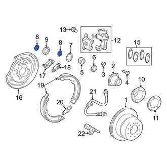 Toyota OE - Drive Axle Shaft Snap Ring