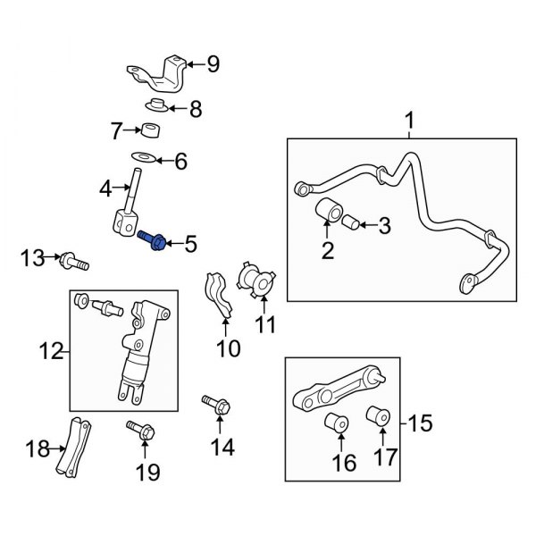 Suspension Stabilizer Bar Link Bolt