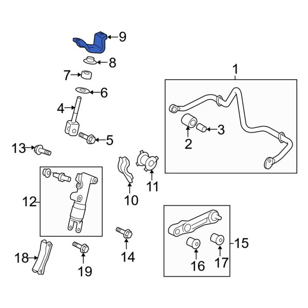 Suspension Stabilizer Bar Mount