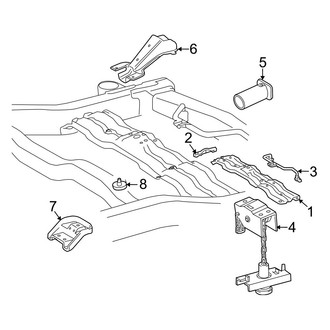Toyota OE - Rear Body & Floor - Spare Tire Carrier