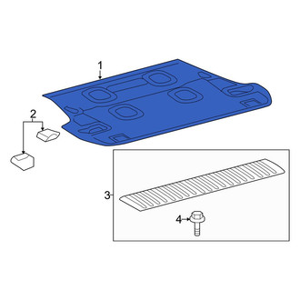 Toyota OE - Rear Trunk Mat