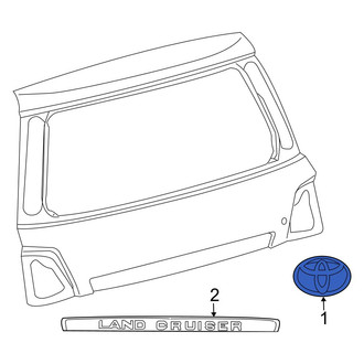 Toyota OE - Front Hood Emblem