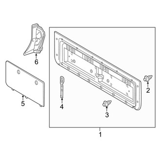 Toyota OE - Tail Gate - Interior Trim