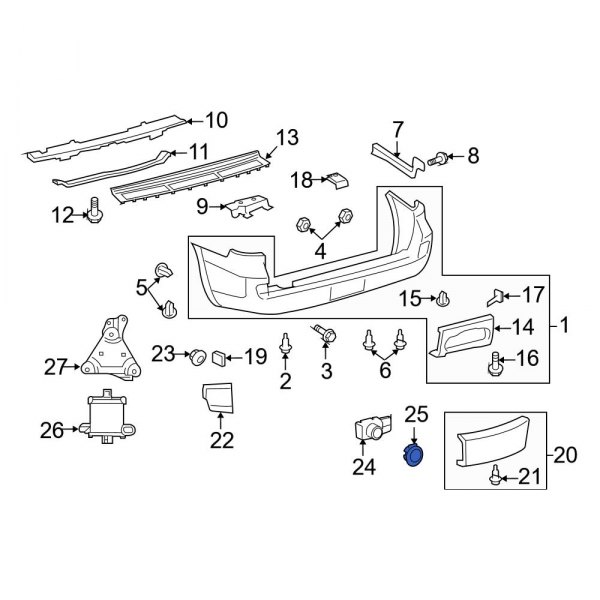 Parking Aid Sensor Housing