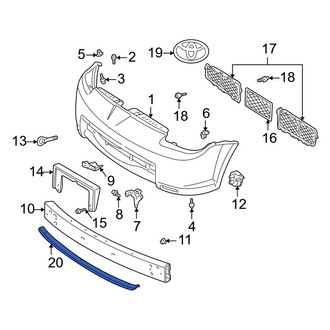 Toyota OE - Front Spoiler