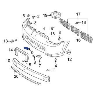 Toyota OE - Front Jack Plug Cover