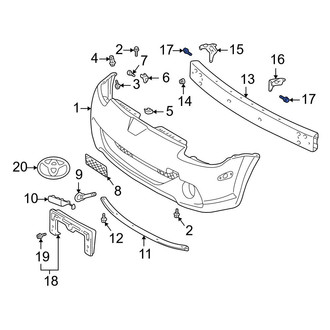 Toyota OE - Bumper Cover Screw