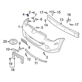 Toyota OE - Bumper Cover Grommet