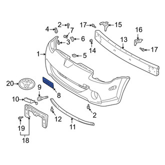 Toyota OE - Front Center Grille