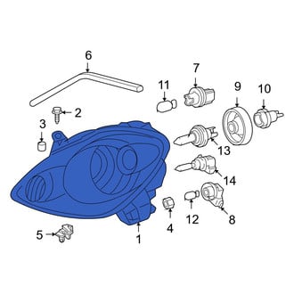 Toyota OE - Front Left Headlight
