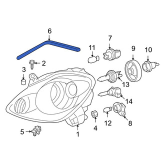 Toyota OE - Headlight Seal