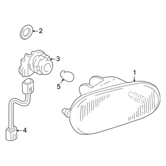 Toyota OE - Front Lamps - Side Marker Lamps
