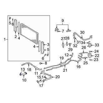 Toyota OE - Upper Radiator Hose Clamp