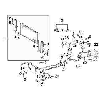 Toyota OE - Cooling - Radiator & Components