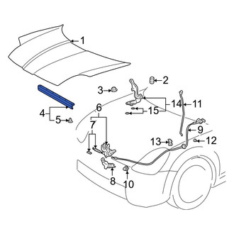 Toyota OE - Hood Seal