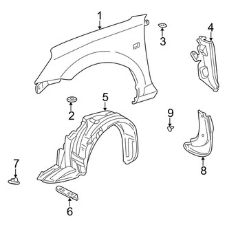 Toyota OE - Fender & Components