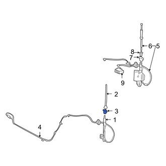 Toyota OE - Antenna Bezel