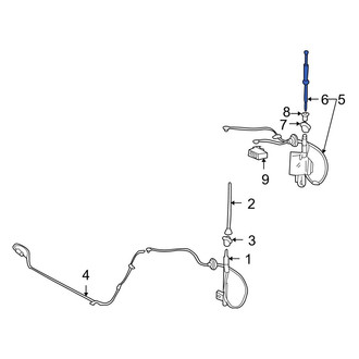 Toyota OE - Radio Antenna Mast