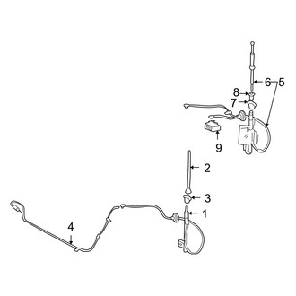 Toyota OE - Electrical - Antenna (Manual)