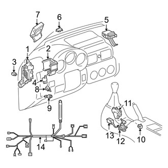 Toyota OE - Electrical Components (Inside Cabin)