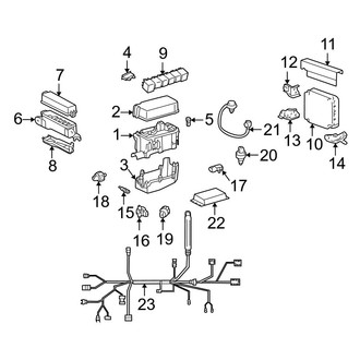 Toyota OE - Electrical Components (Engine Room)