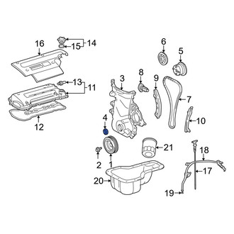Toyota OE - Front Engine Crankshaft Seal