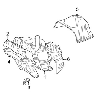 Toyota OE - Exhaust System - Manifold