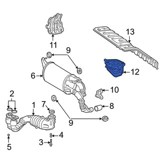 Toyota OE - Front Left Floor Pan Heat Shield