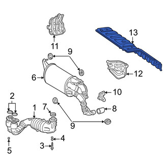 Toyota OE - Rear Floor Pan Heat Shield