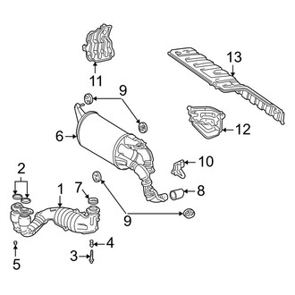 Toyota OE - Exhaust System - Exhaust Components