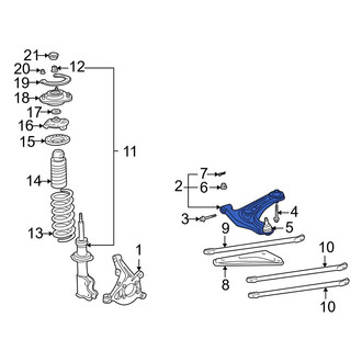 Toyota OE - Front Left Suspension Control Arm