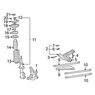Toyota OE - Front Suspension - Suspension Components