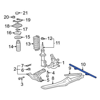 Toyota OE - Front Lower Suspension Subframe Crossmember