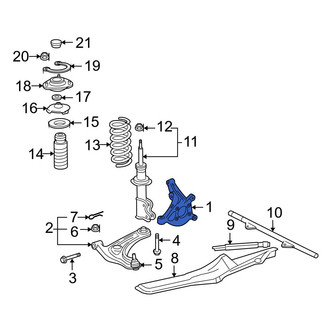 Toyota OE - Front Left Steering Knuckle