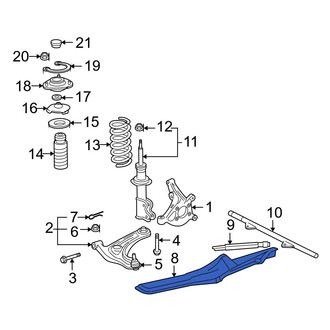 Toyota OE - Front Left Suspension Subframe Crossmember