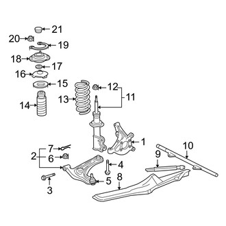 Toyota OE - Front Suspension - Suspension Components
