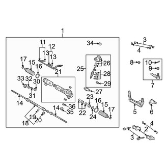 Toyota OE - Outer Steering Tie Rod End Cotter Pin