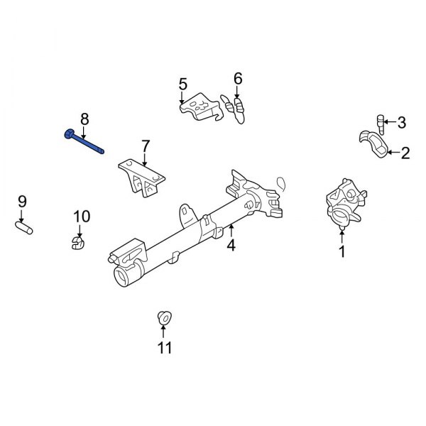 Steering Column Housing Support Bolt