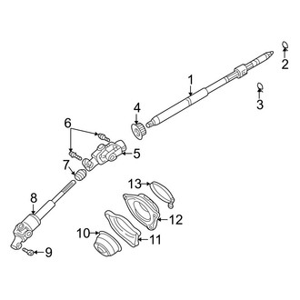Toyota OE - Steering Column - Shaft & Internal Components