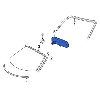 Toyota OE - Front Inner Interior Rear View Mirror