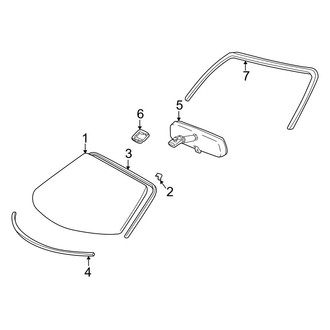 Toyota OE - Windshield - Glass
