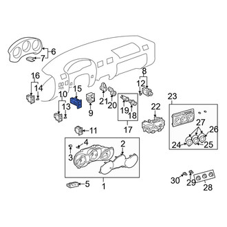 Toyota OE - Right Door Window Switch