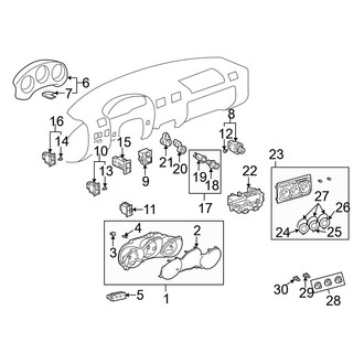 Toyota OE - Instrument Panel - Cluster & Switches