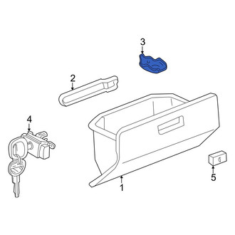 Toyota OE - Front Glove Box Door Striker