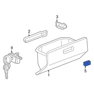 Toyota OE - Front Glove Box Door Cover